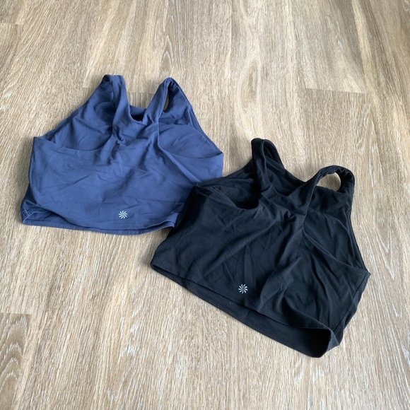 Athleta Conscious Crop Sports Bra / Athletic Top (Set of 2) - Picture 3 of 5